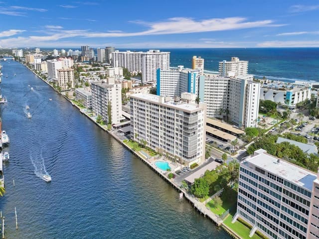 299 N Riverside Drive 608, sold in Seville House, Pompano Beach, FL