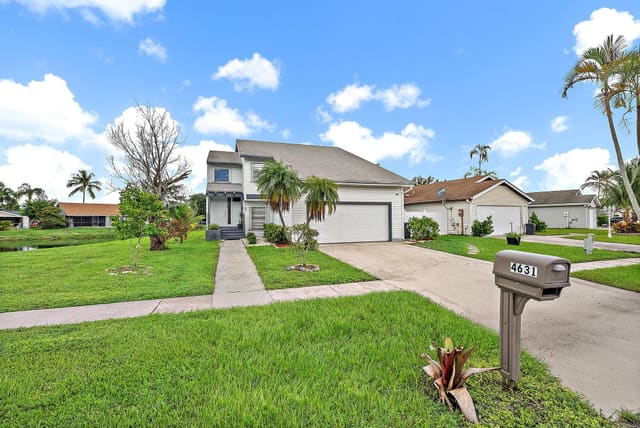 4631 Brook Drive, sold in Lakeside Green 5, West Palm Beach, FL