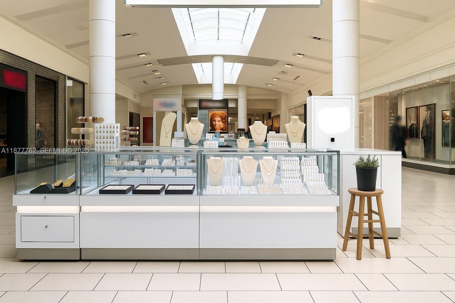 Jewelry Kiosk FOR SALE In Dadeland Mall, Miami, FL 33156, Miami