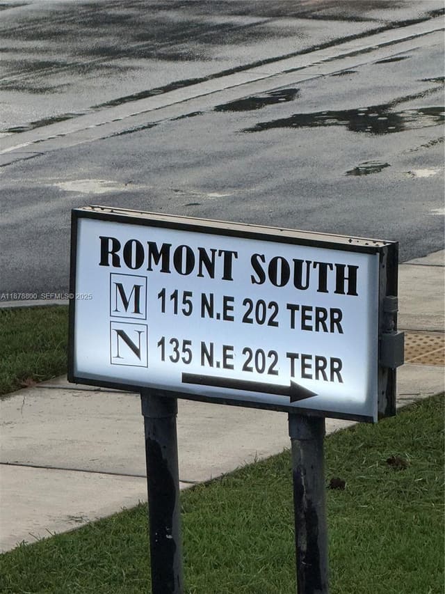 135 NE 202nd Terrace N32, sold in Ro-Mont South Condo Mnpq, Miami Gardens, FL