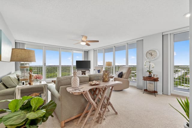 2700 N Highway A1a 1308, sold in Aquanique Ocean Club, A Condominium, Hutchinson Island, FL