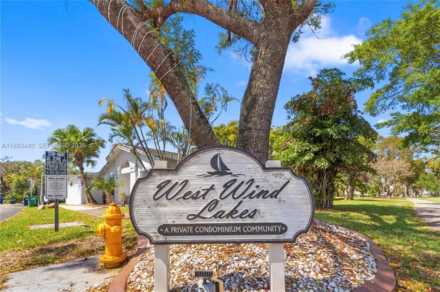 6493 SW 152nd Place 4-93, sold in Westwind Lakes Garden Hom, Miami, FL