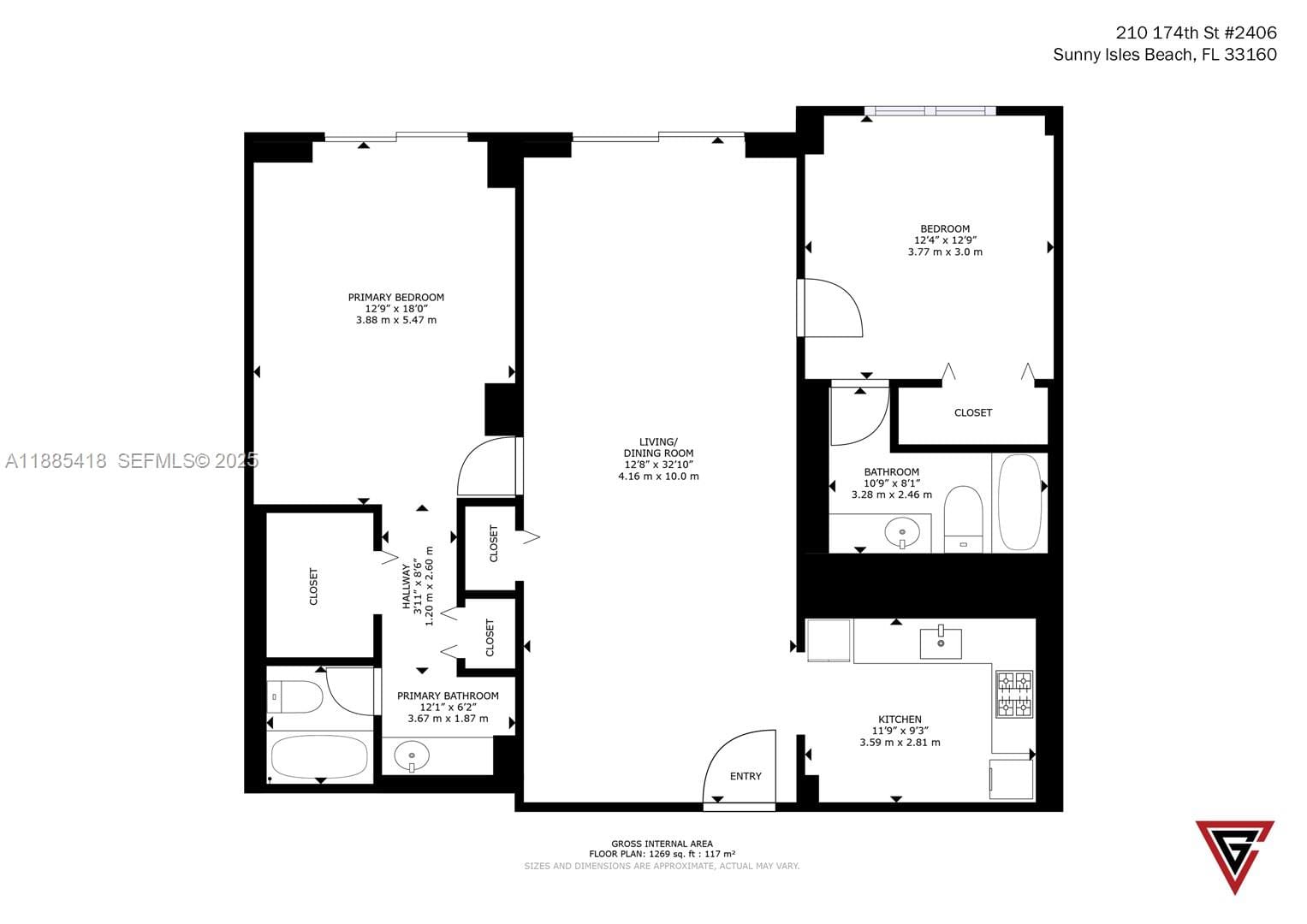 210 174th Street 2406, Sunny Isles Beach, FL 33160 photo 23