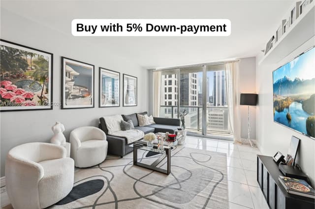 55 SE 6th Street 1608, sold in 500 Brickell West Condo, Miami, FL
