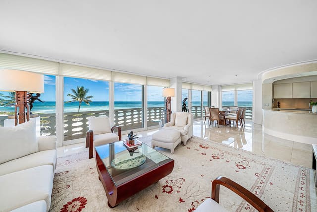 100 Sunrise Avenue 303, sold in Sun And Surf One Hundred And Thirty Condos, Palm Beach, FL