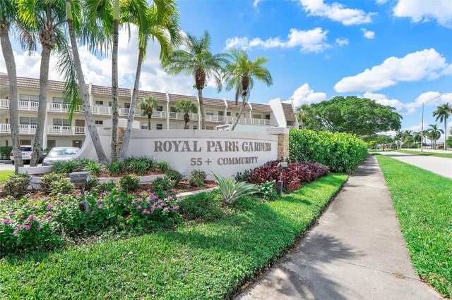 6890 Royal Palm Boulevard 102H, sold in Royal Park Gardens, Margate, FL
