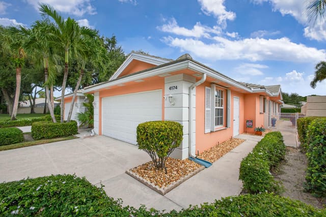 4174 Royal Oak Drive, sold in Garden Oaks South, Palm Beach Gardens, FL