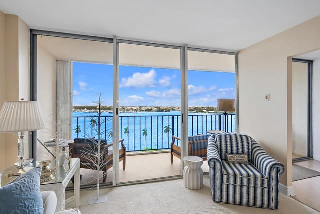 1801 S Flagler Drive 1206, sold in Rapallo South Condo, West Palm Beach, FL