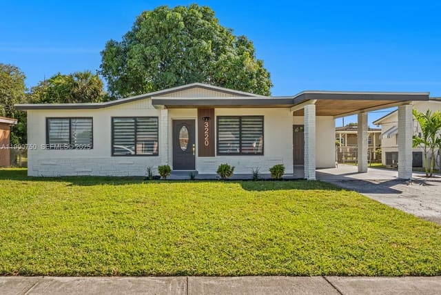 3220 NW 16th Street, sold in John F Kennedy Estates, Lauderhill, FL