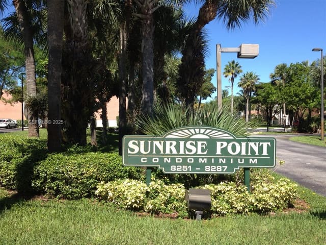 8281 SW 128th Street 107, sold in Sunrise Point Condo Bldg, Pinecrest, FL