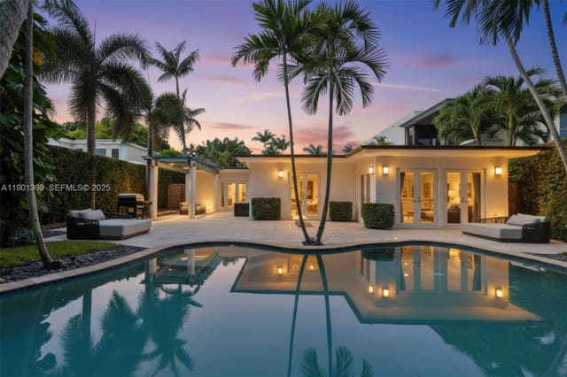 5055 N Bay Road, sold in La Gorce Golf Sub, Miami Beach, FL