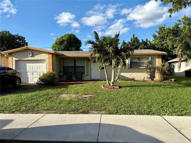 4801 NW 19th Street, sold in Flair Sub No 8, Lauderhill, FL