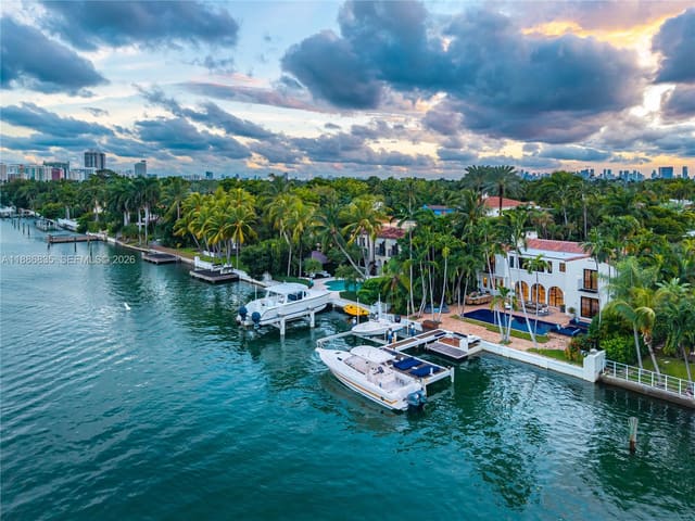 6065 Pine Tree Drive, sold in Beach View Addition, Miami Beach, FL