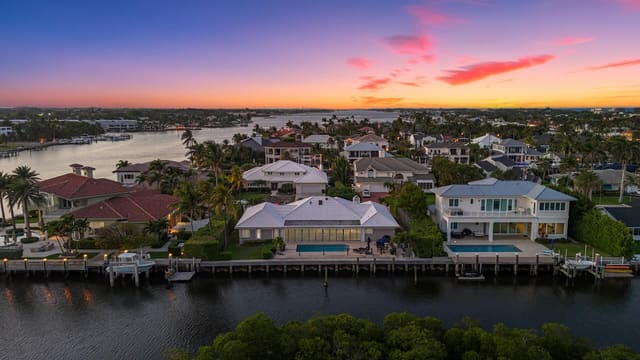7 Inlet Cay Drive, sold in Inlet Cay, Ocean Ridge, FL