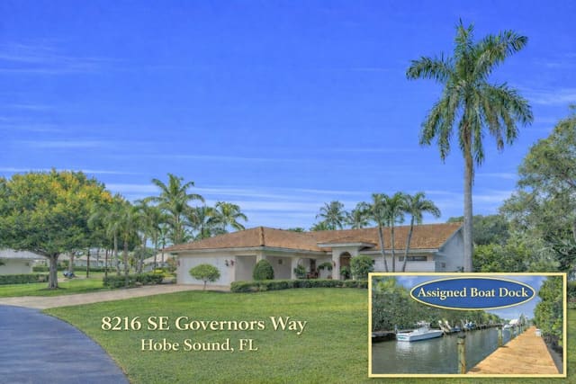 8216 SE Governors Way, sold in Governors Landing, Hobe Sound, FL
