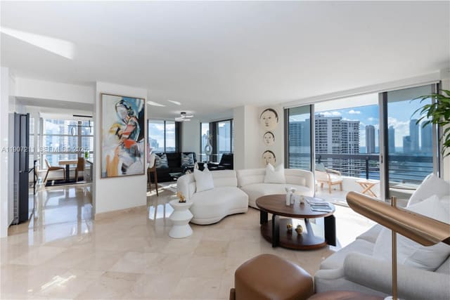 3500 Mystic Pointe Drive 2206, sold in Mystic Pointe Tower 400 C, Aventura, FL