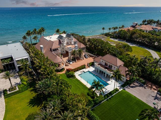 1280 S Ocean Boulevard, sold in Hypoluxo Beach Map, Manalapan, FL