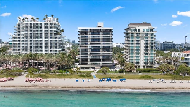 9455 Collins Avenue 601, sold in The Waves Condo, Surfside, FL