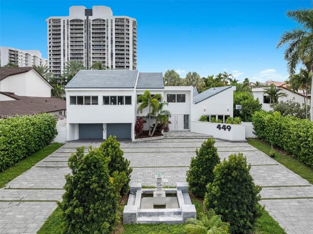 449 Holiday Drive, sold in Golden Isles Estates, Hallandale Beach, FL