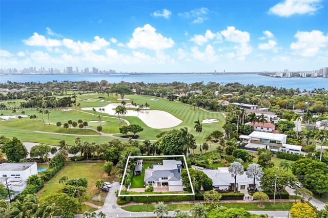 6100 La Gorce Drive, sold in Beach View Addition, Miami Beach, FL