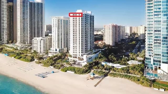 17375 Collins Avenue 2701, sold in Ocean Point Beach Club, Sunny Isles Beach, FL