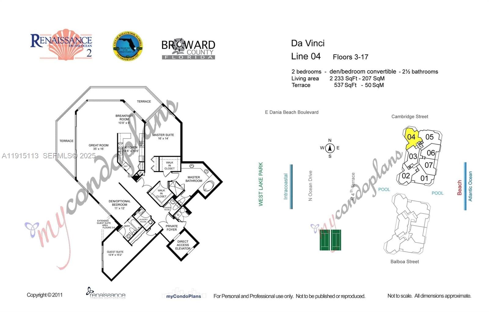 6051 N Ocean Drive 704, Hollywood, FL 33019 photo 26