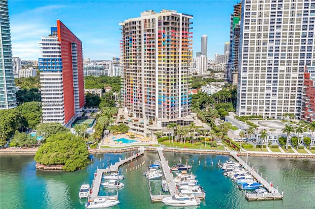 1581 Brickell Avenue 1204, sold in Villa Regina, Miami, FL