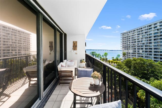 1450 Brickell Bay Drive 812, sold in Costa Bella, Miami, FL