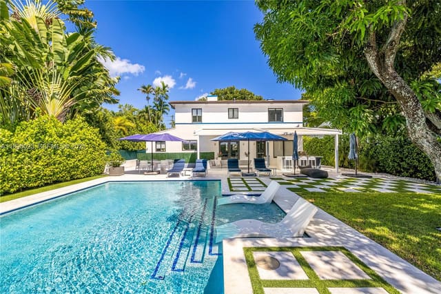 6166 Pine Tree Drive, sold in Beach View Addn, Miami Beach, FL