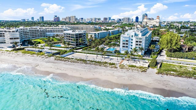 170 N Ocean Boulevard 410, sold in Ocean Towers North Condo, Palm Beach, FL