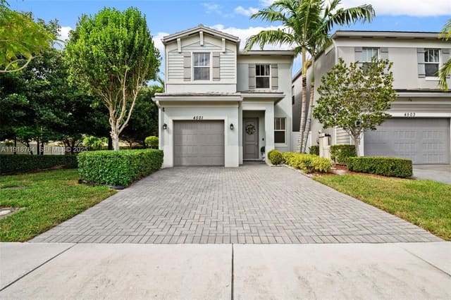 4501 NW 48th Terrace, sold in Trails At Central Parc, Fort Lauderdale, FL