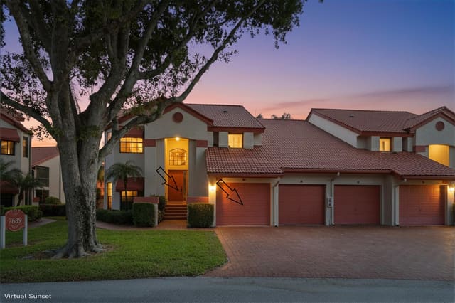 7685 Lexington Club Boulevard C, sold in Lexington Club Villas Condo, Delray Beach, FL