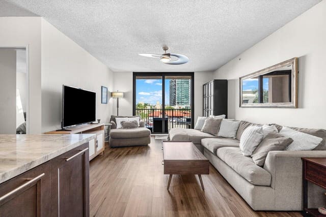 651 Okeechobee Boulevard 410, sold in Tower Condo At Cityplace, West Palm Beach, FL