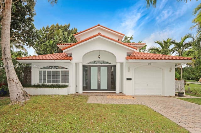832 Wallace Street, sold in Tamiami Place Plan 1, Coral Gables, FL