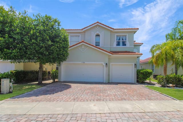 1156 NE 37th Place, sold in Portofino Oaks, Homestead, FL