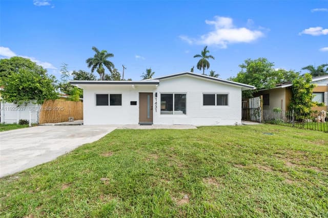 1431 NE 117th Street, sold in Biscayne Shores Corr Plat, Miami, FL