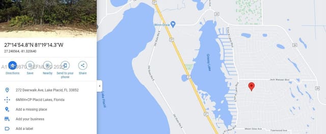 272 Deerwalk Avenue, Lake Placid, FL 33852