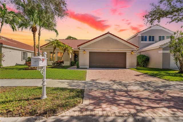 1156 Cedar Falls Drive, sold in The Falls, Weston, FL