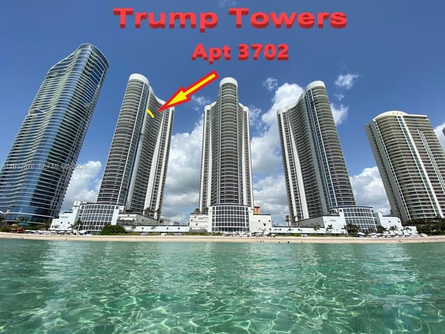 15811 Collins Avenue 3702, Trump Towers, Sunny Isles Beach, FL