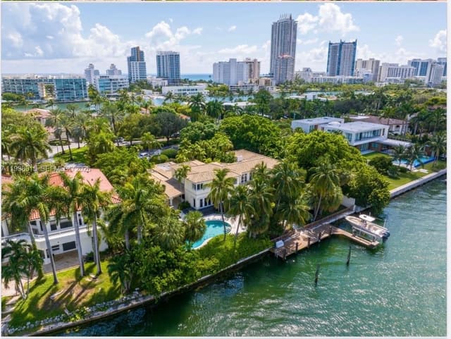 6620 Allison Road, sold in Indian Creek Sub, Miami Beach, FL