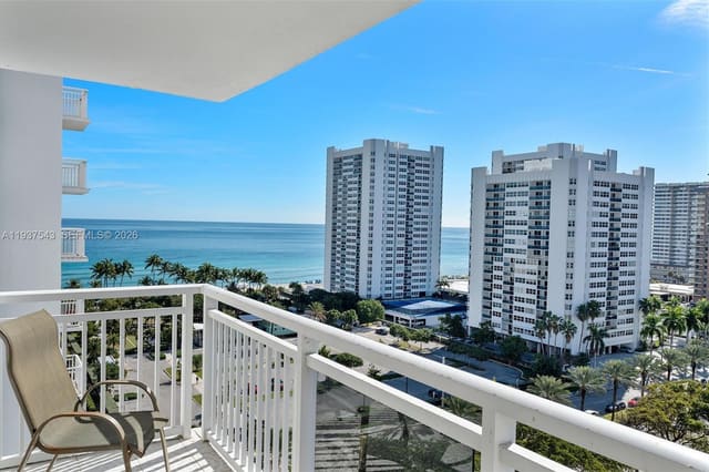 1849 S Ocean Drive 1412, sold in Plaza Towers South Condo, Hallandale Beach, FL