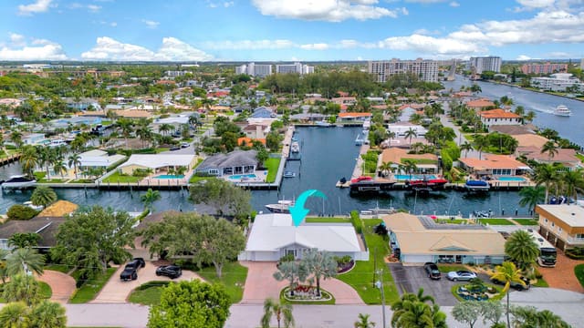 2739 NE 10th Street, sold in Harbor Village Sec G, Pompano Beach, FL