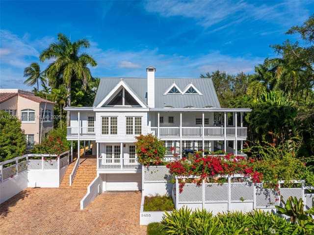 3455 S Moorings Way, sold in The Moorings, Miami, FL