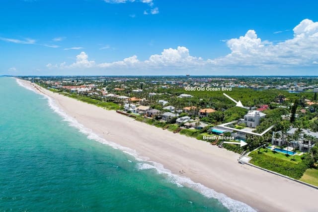 6080 Old Ocean Boulevard, sold in Boynton Sub, Ocean Ridge, FL