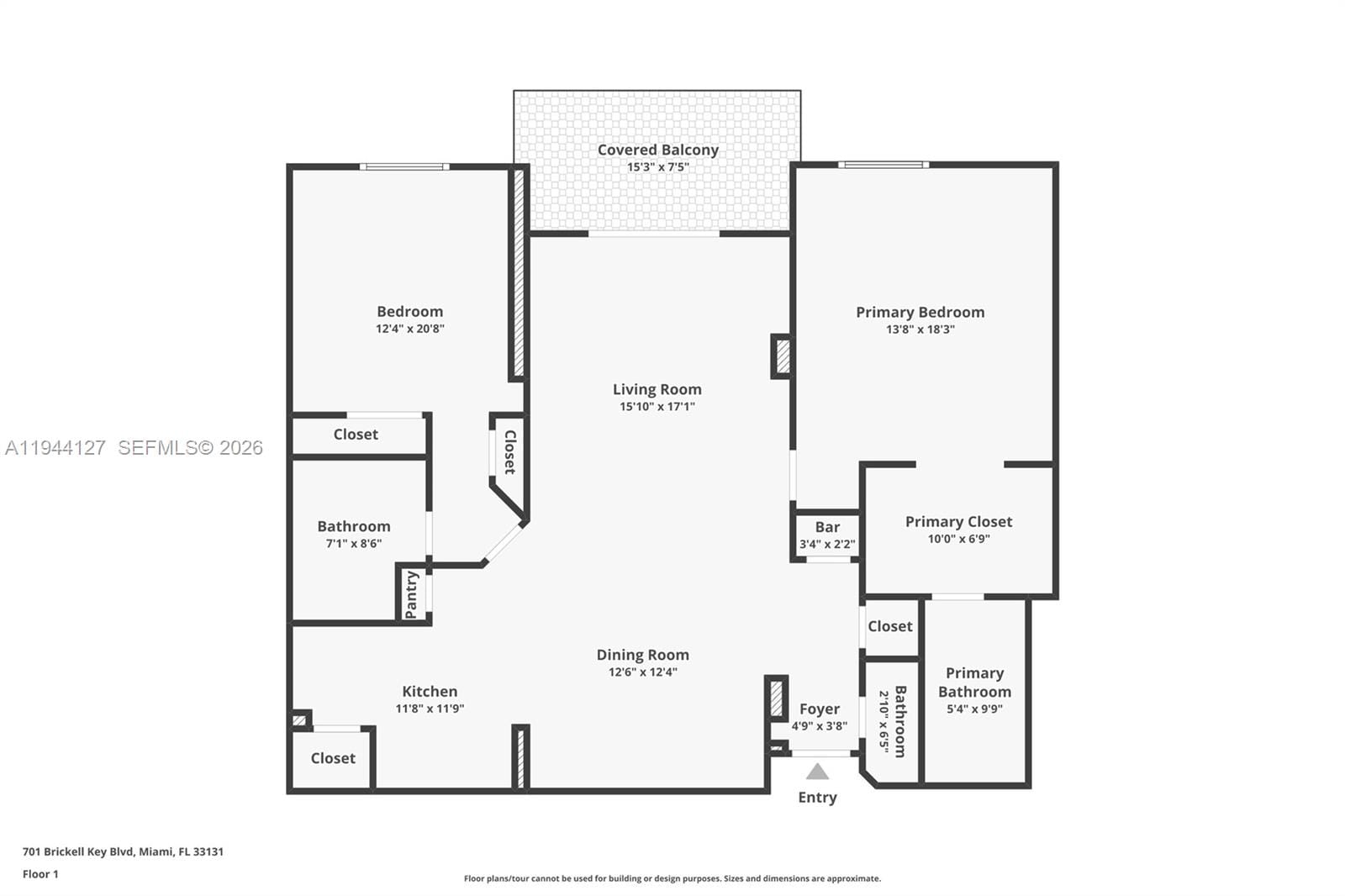 701 Brickell Key Boulevard 1506, Miami, FL 33131 photo 5