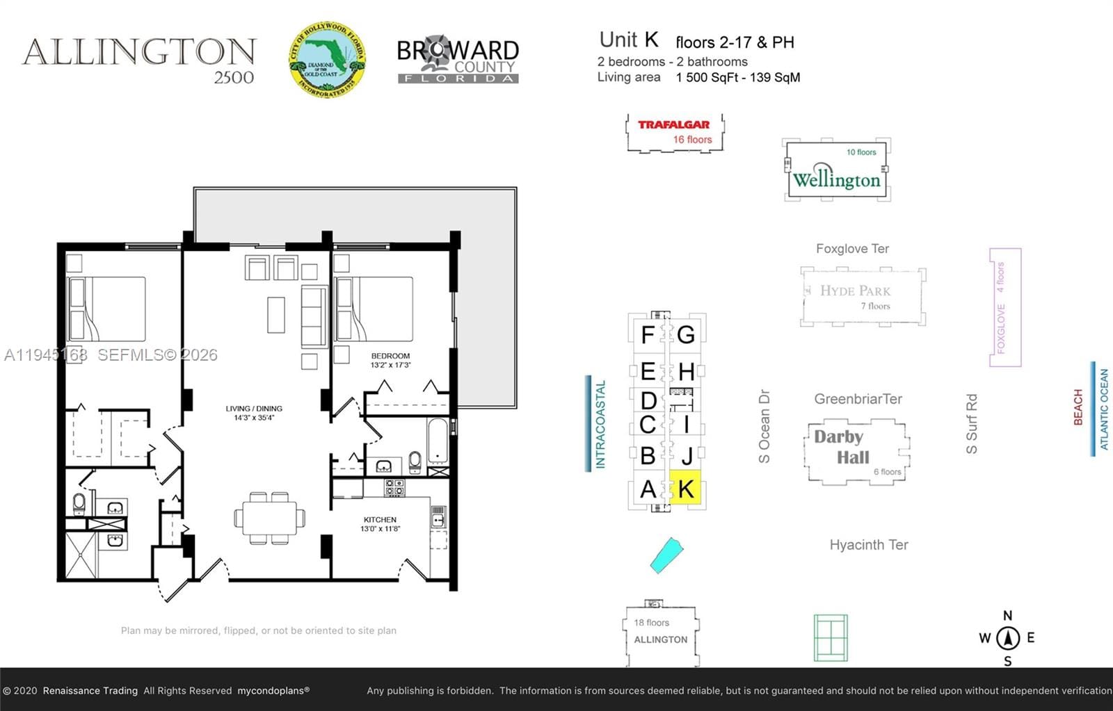 1500 S Ocean Drive 12K, Hollywood, FL 33019 photo 15