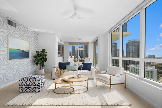 600 W Las Olas Boulevard 1708, sold in Symphony South Condo, Fort Lauderdale, FL
