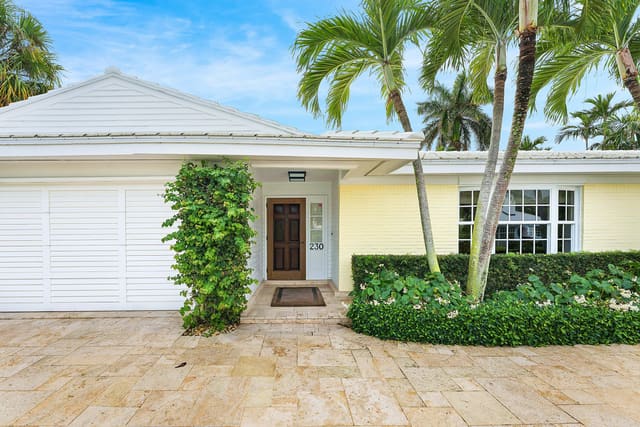 230 Onondaga Avenue, sold in Esplanade Estates, Palm Beach, FL