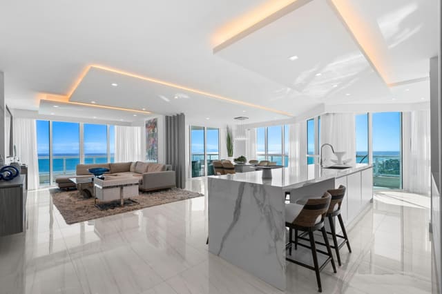 101 S Fort Lauderdale Beach Boulevard 1201, sold in Las Olas Beach Club, Fort Lauderdale, FL