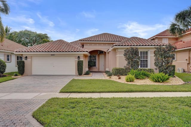 6683 Jog Palm Drive, sold in Jog Estates, Boynton Beach, FL